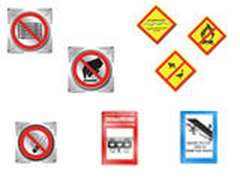 Знаки и плакаты безопасности
